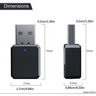 Usb Wireless Bluetooth 5 1 3 5mm Aux Audio Stereo Music Car Receiver Adapter