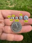 Real Moissanite Screwback Stud 3 Prong Martini Earrings 925 Silver Hiphop 3-10mm