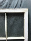 Antique Vintage 6 Lite Pebbled Privacy Glass Window Sash 29x31 White Old 791-24b