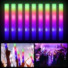 100pcs Led Foam Sticks Light Up Wands For Glow Party Rave