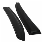 4 Pc Acrylic Window Visor Deflector For Accord 2013-2017 Smoke Tinted Slim Ha134