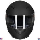 Full Face Motorcycle Helmet With Removable Neck Scarf   2 Visors  Dot Approved