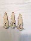 Antique 1820 Cast Iron Hessian Soldiers Fireplace Tools Toppers Set 3 Rare 