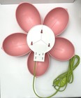 Ikea Smila Blomma Pink Flower Wall Lamp With Green Cord