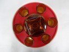 Vintage Golf Ball Decanter   Shot Glass Set Golfing 19th Hole Golfers 1970s Era