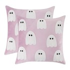  Halloween Pillow Covers 20x20 Set Of 2 White 20  X 20   pack Of 2  Pink Ghost