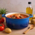 6 Quart Enameled Cast Iron Dutch Oven For Sourdough Bread  Le Creuset With Du   