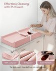 Baby Changing Pad With Wipeable   Waterproof Pu Cover