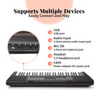 Starquest 61 Key Portable Electronic Keyboard Piano Kit     Digital Piano For