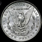 1886  1 Morgan Silver Dollar - Pcs Stamps   Coins Genuine Uncirculated  R1477