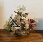 Vintage Pair Of Chinese Jade Quartz Hardstone Bonsai Tree Sculpture In Pot - 12 