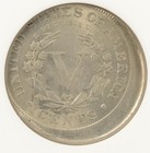 1887 5c Liberty Nickel Struck 10  Off-center Ngc Au58