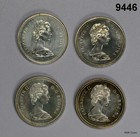 4- 50  Silver Canada Dollars Choice Bu    9446