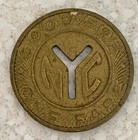 Nyc New York City Transit Authority Subway Token - Cutout Y -  Good For One Fare