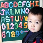 Zummy 26 Magnetic Wooden Letters And Free 15 Numbers   Symbols