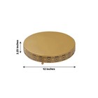 12  Gold Metal Fleur De Lis Round Pedestal Cake Stand Party Events Decorations
