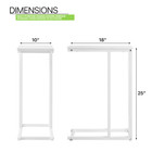 C Shaped Sofa Side End Table Home Bed Coffee Tray Desk Laptop Holder Living Room