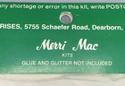 Vtg Sealed Merri Mac Tiny Treasure Bead Ornament Kit 9 Holidaymelody Bells  88-2