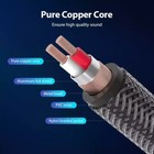 3 5mm Braided Male To Male Stereo Audio Aux Cable Cord For Pc Ipod Car Iphone