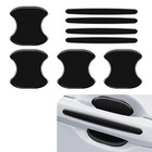 Car Door Handle Sticker  3 15  X 3 15    5 79  X 0 6  Flexible Anti 8 Pcs Black