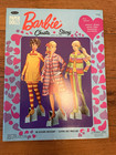 Nice Vintage Barbie Paper Dolls Christie Stacey Whitman Book Uncut 1968 Mattel