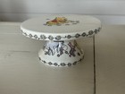 Disney  Winnie The Pooh Cake Plate Dessert Stand Pedestal Daisey Chain 6  Wide