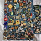 Huge Lapel Pin Lot 150 Travel Advertising States Patriotic Military Most Vintage