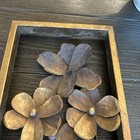 Beautiful  Mid Century Brutalist Flower Wall Art  Metal Sculpture Vtg