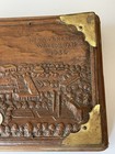 1939 Ny World s Fair Syroco Lg 10x7 Wood Box Trylon Perisphere Needs Repair Read