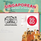 Singapore 2025 Sg60 Monthly Slogan Design August  singaporean  Postal Cancel