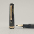 Omas Extra 55x Gray Marble Piston Fountain Pen 14k Ef Nib Vintage 50s Restored