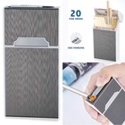100s Size Cigarette Case Smoke Tobacco Box Lightweight Holder Windproof Lighter