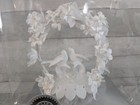 Vtg Wilton Wedding Cake Topper With Doves   Flowers In Original Packaging