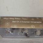 Disney Parks Holiday Mickey Minnie Victorian Set Christmas Ornaments New