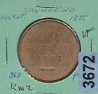 San Marino - 1875 - 10 Centavos -  3672