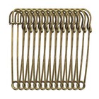 30pcs Large Safety Pins Heavy Duty Blanket Pins Bulk Steel Spring Lock Pins