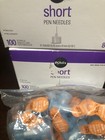 31 Gauge X 8mm Pin Needles 2 Boxes And Bag Of Extra Over 200   Sharp Container