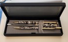 Gift Set Abc Item  16215  Ballpoint Pen  Mechanical Pencil  Letter Opener Grey