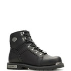 Harley-davidson Edgefield D93885 Mens Black Leather Motorcycle Boots