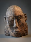Carved Head  Iatmul People  Middle Sepik River  Papua New Guinea 