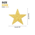 200pcs Star Confetti Glitter Confetti Table Decor 0 79x0 79  pink silvery gold