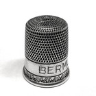 Unusual Antique Simons Sterling Silver Thimble Bermuda Souvenir Edwardian C1910