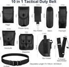10-in-1 Tactical Utility Belt Set   Law Enforcement Modular Equipment System