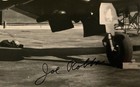 Wwii Navy Pilot Ace Joe Robbins Fighter Squadron Vf-3  Vf-6  Vf-85 Signed Photo