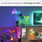 Nanoleaf Shapes Ultra Black Hexagons Smart Kit - Wifi - Led - 9 Panels  new 