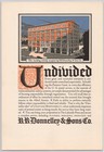 Rr Donnelley   Sons Co Undivided Responsibility 1922 Print Ad