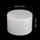 Round Foam Cake Dummy 4 Inch X 6 Inch Circle Dummy Cake Set For Wedding
