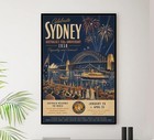 Australia - Sydney 1938 - - Vintage Travel And Tourism Poster 