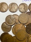 1909-1915  p Dates  Mixed Lincoln Wheat Cent Roll  50 Coins  Nice Even Mix 