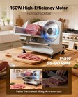 Vevor Meat Slicer Electric Deli Slicer Machine 150w 6 7 In Sharp Blade For Home